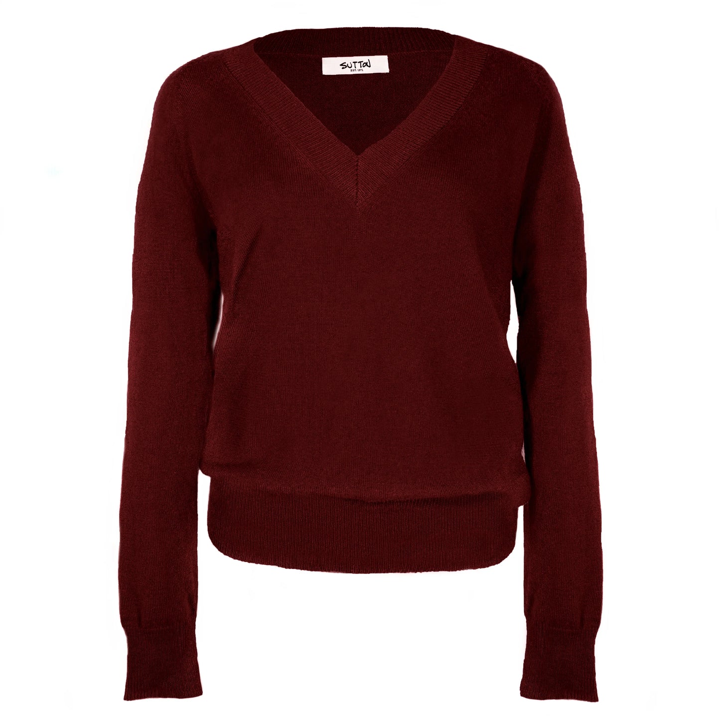 Deep V Neck Cashmere Sweater