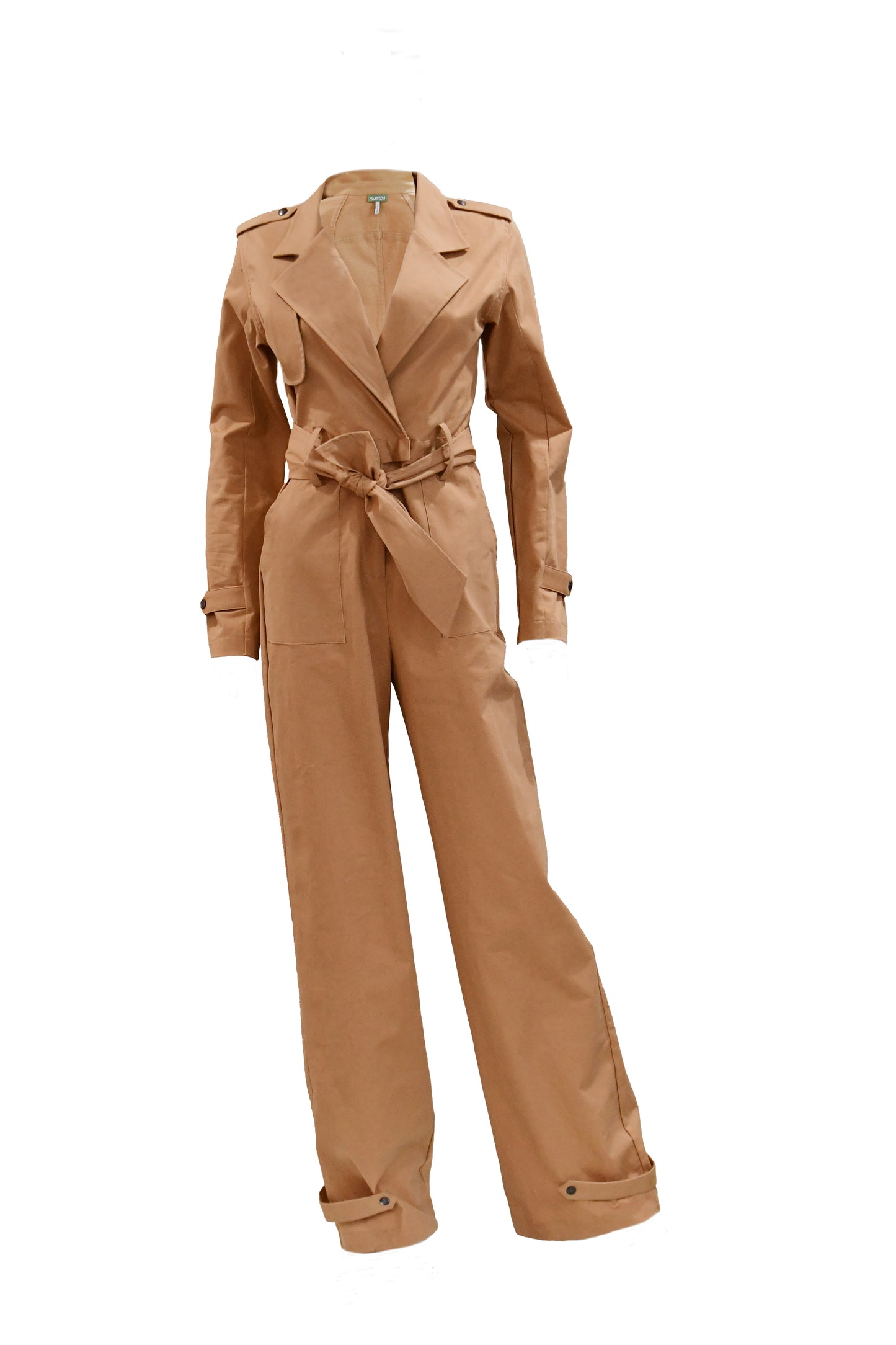 London Gold Trench Jumpsuit